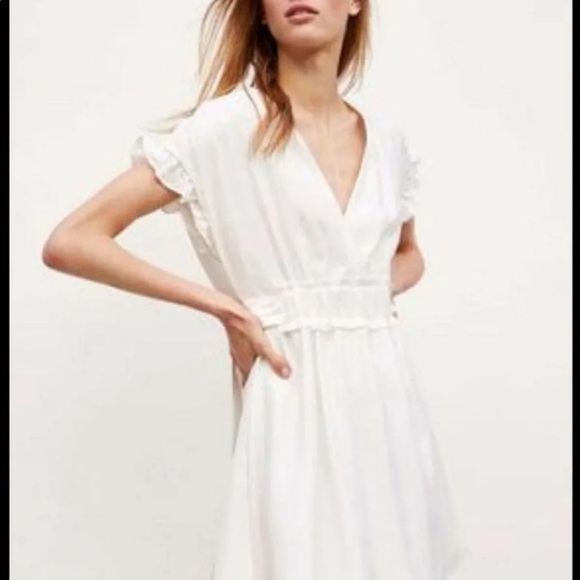 Zara Dresses & Skirts - White Boho Dress